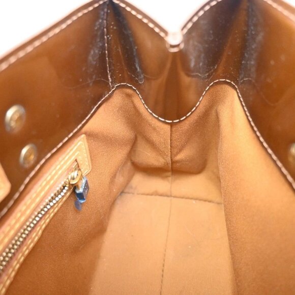 LOUIS VUITTON Read PM Hand Bag Monogram Vernis Patent Bronze M91146 69EF581 - Picture 11 of 14